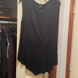 Black asymmetrical Vince Camuto tank top